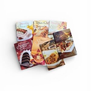 Pampered Chef Season's Best Recipe Collection 2002 - 2006 set of 7